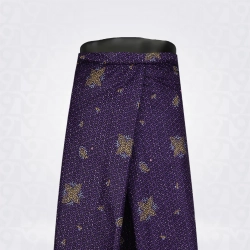 Print Lungi-Black Lavender Cotton 
